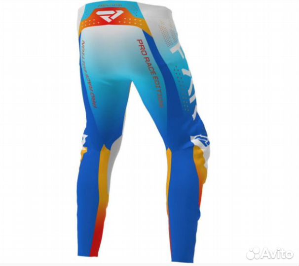 Мотобрюки FXR helium 22 Blue/Tangerine