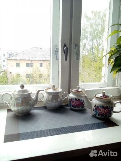 Наборы чайник и сахарница СССР