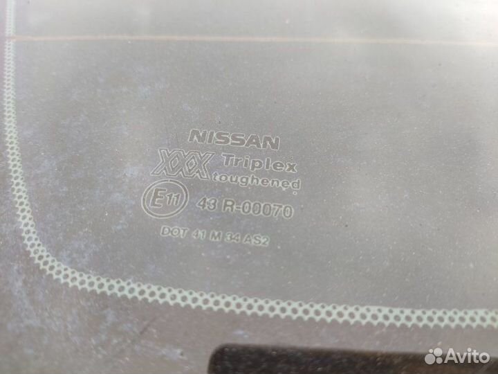 Стекло заднее Nissan Primera P11 седан QG18 2000