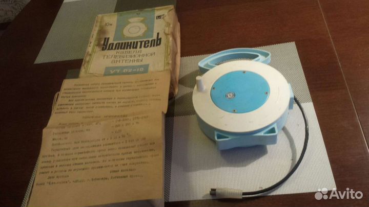 Удлиннитель кабеля TV антенны ут-02-10. СССР