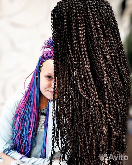 Афрокосы зи-зи брейды канекалон афрокудри