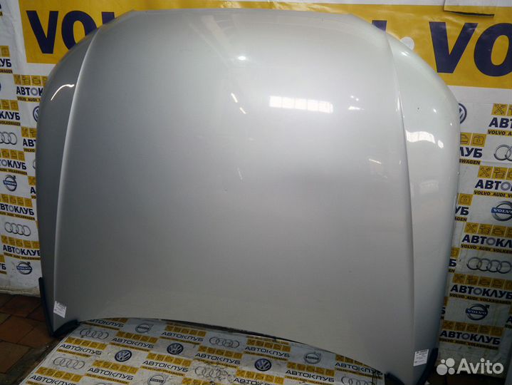 Капот Ауди A4B8 А4Б8 Серебро