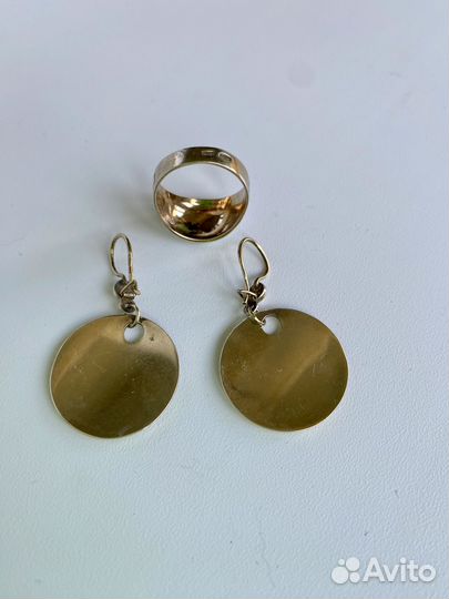 Серьги,кольцо