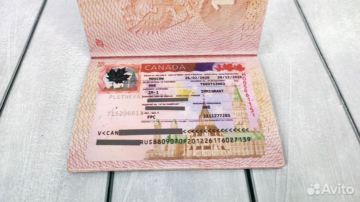 Виза в США, Европу, Канаду с гарантией по паспорту