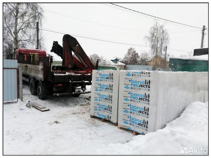 Пеноблок перегородочный Бонолит