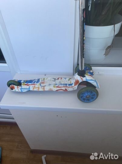 Самокат детский трехколесный бу