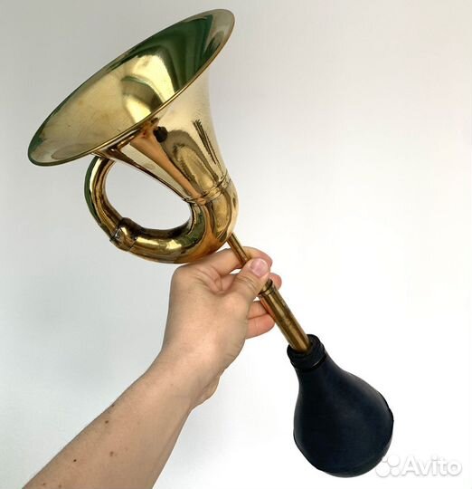 Клаксон латунь большой