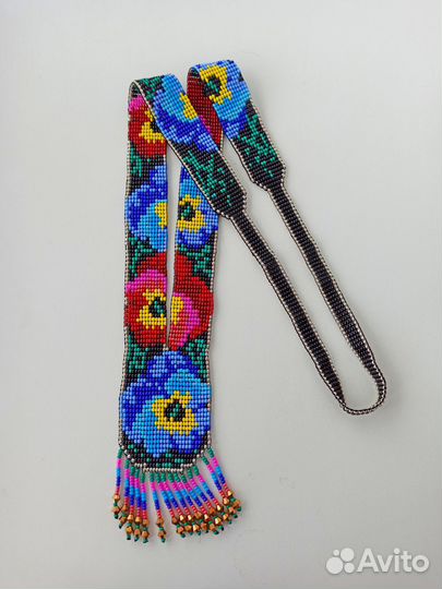 Украшение на шею Гердан Фиалки