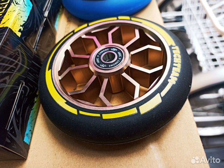 Колеса для трюкового самоката 100, 110, 120, пеги