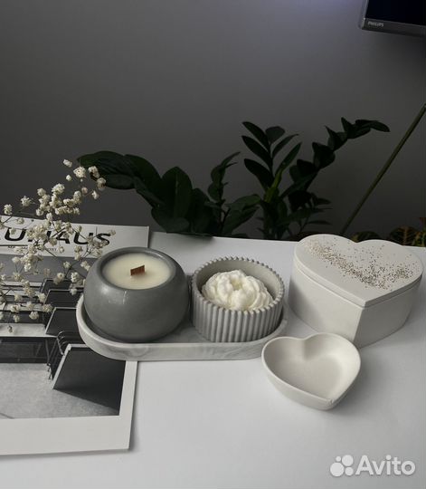 Свечи из натурального кокосового воска