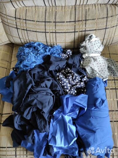 Обрезки ткани для рукоделия