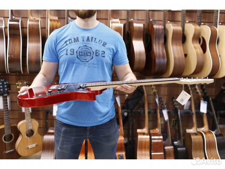 Aria JET-2 CA - электрогитара, цвет красный