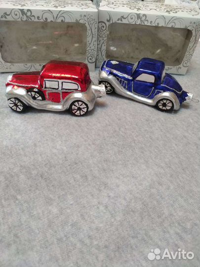 Елочные игрушки стекло