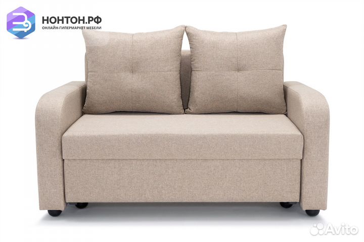 Диван Бруно рогожка бежевая