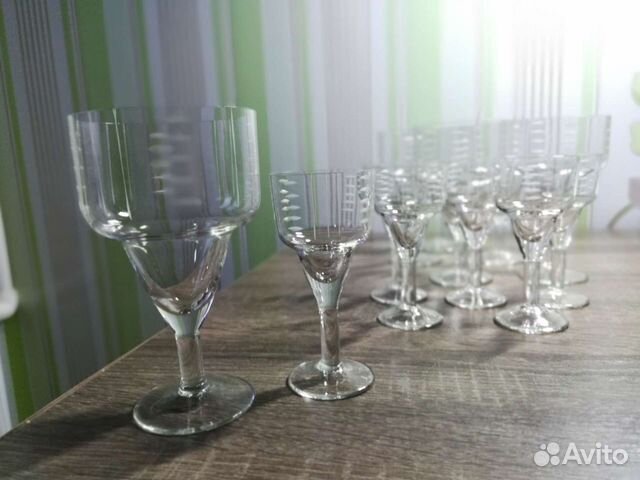 Винтаж. ссср. Фужеры+Рюмки