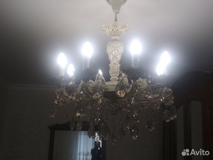 Люстра потолочная бу