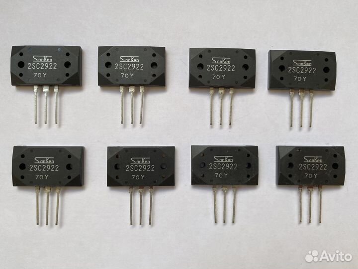 Sanken 2SC2922 транзистор, оригинал, 8 штук