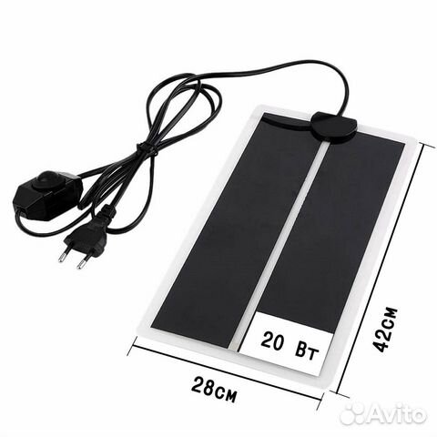 Коврик для подогрева брудера 14 вт