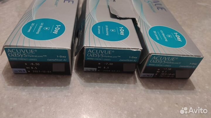 Линзы контактные acuvue oasys 1 day