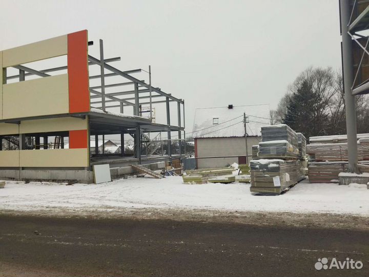 Металлоконструкции, сэндвич - панели. Завод