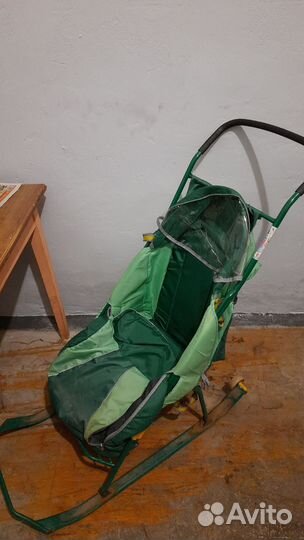 Детские санки коляска бу
