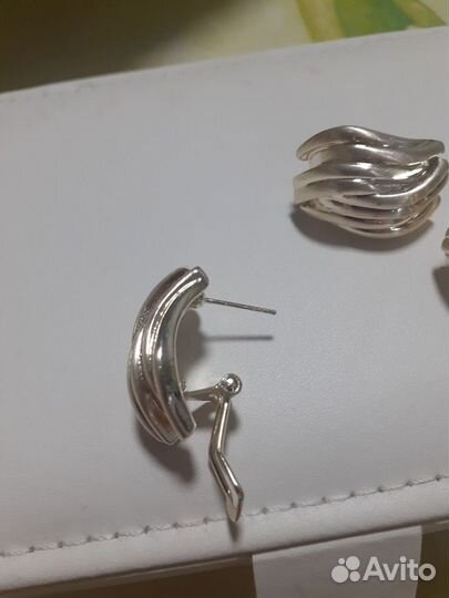 Кольцо серебро