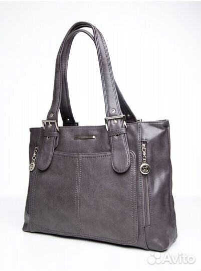 Сумка женская из экокожи. Цвет Капучино