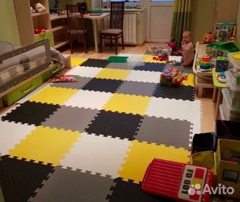 Модульный мягкий пол для детей
