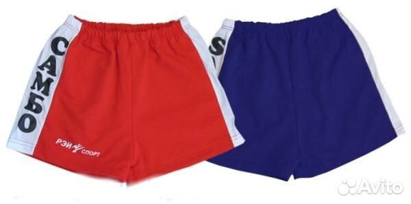 Шорты для самбо тсв красный, р.48