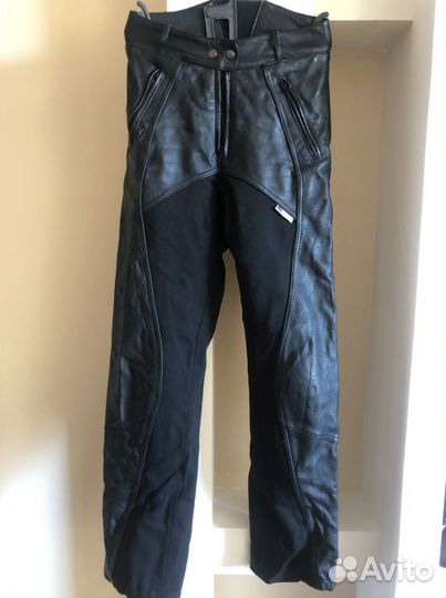 Мотоштаны кожаные женские