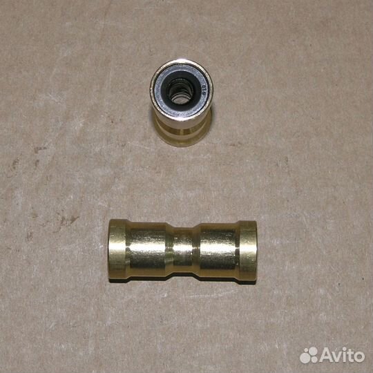 Фитинг прямой д.10*10 проходной металлич (Camozzi)