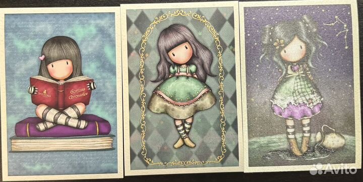 Наклейки Gorjuss 4 для Константина