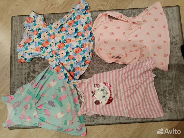 Вещи пакетом для девочки 4-5 лет, 104