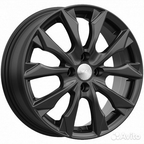 R16 5x114,3 6J ET51 D67,1 Скад Нагоя черный бархат