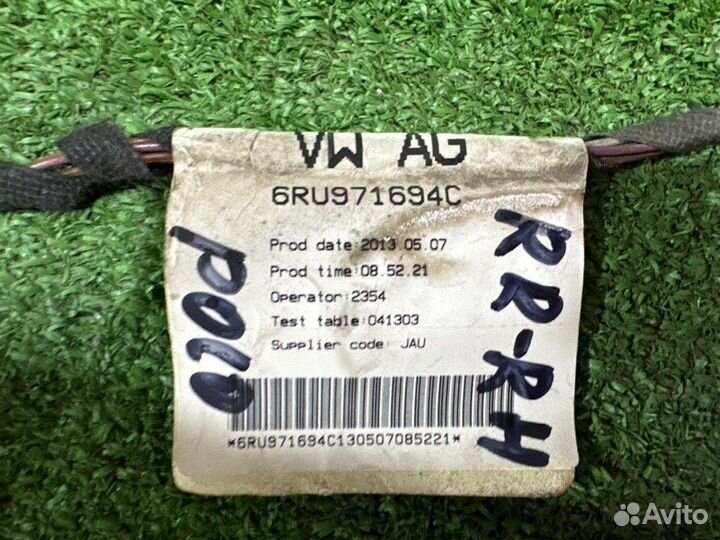 Проводка двери задней правой Volkswagen Polo 5