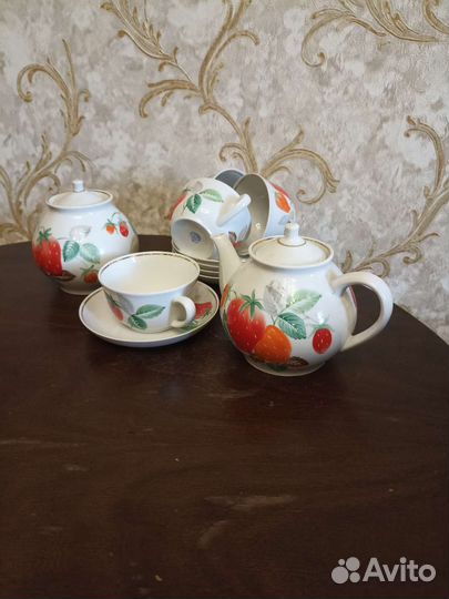Чайный сервиз песочное СССР