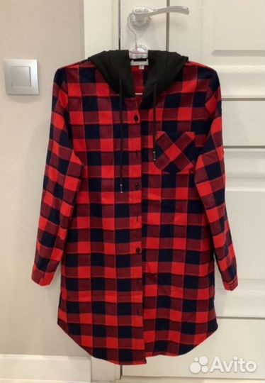 Рубашка удлиненная