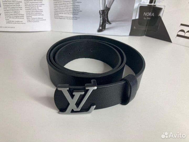 Ремень кожаный Louis Vuitton (Арт.96640)