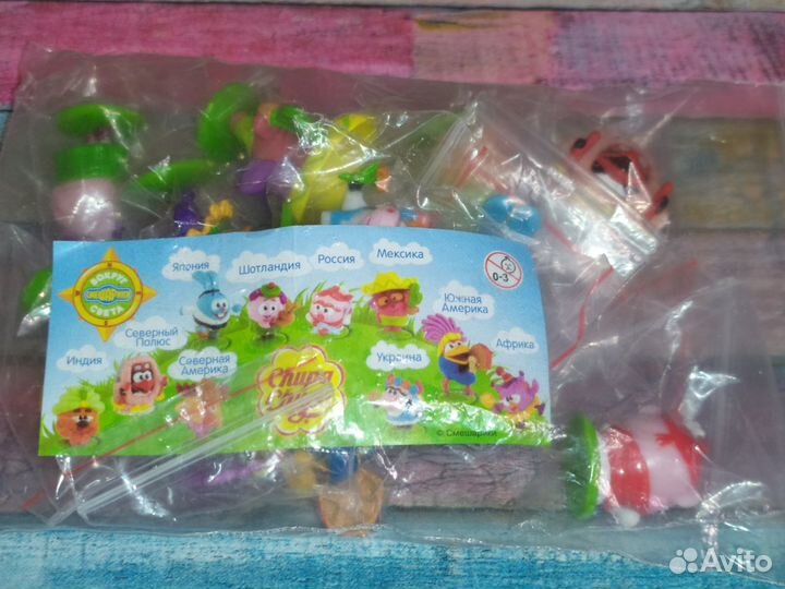 Фигурки из шоколадных яиц Чупа-Чупс 1