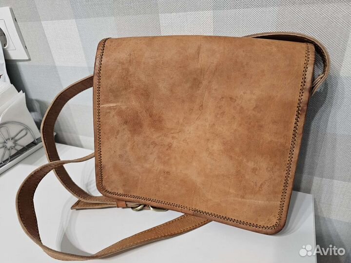 Сумка из натуральной кожи верблюда