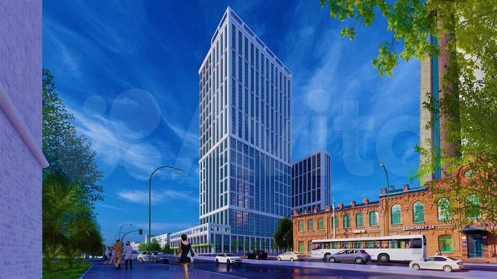 Апартаменты-студия, 41,2 м², 10/33 эт.