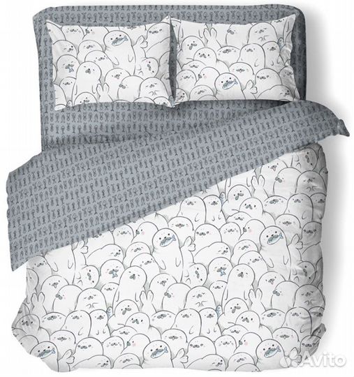 Постельное белье 1,5 спальное новое