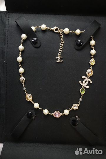 Колье бусы Chanel