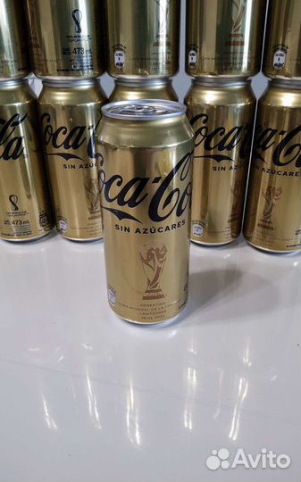 Coca Cola золотая