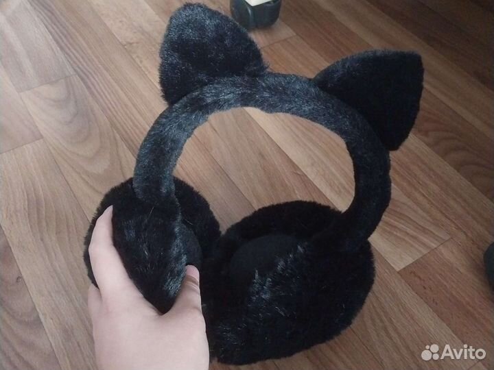 Пушистые наушники