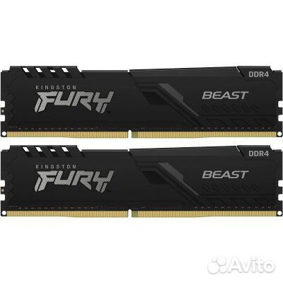 Модуль памяти 32Gb(16Gbx2) DDR4 Kingston 3200Mhz