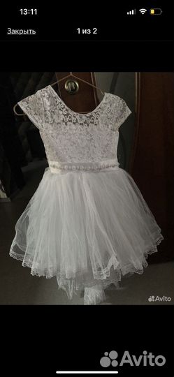 Платье на выпускной в детский сад