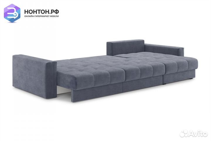 Диван угловой тик-так Монарх М2О1 темно-серый