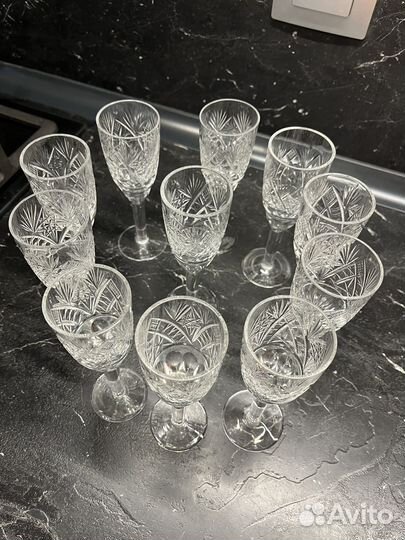 Рюмки хрустальные СССР
