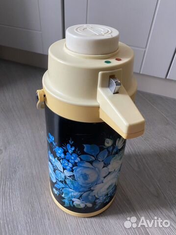 Термос СССР 2 л с помпой